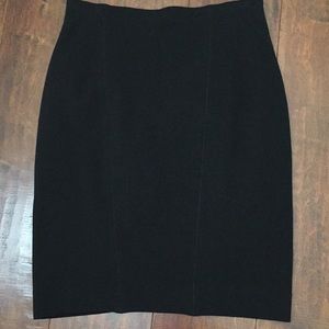Ann Taylor black pencil skirt. Size 4P